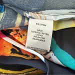 John Mark  Colorful Abstract Sheer Blouse Size Medium EUC‎ Photo 4