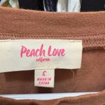 Peach Love California WASHED RIBBON & WESTERN BOOTS T-SHIRT DRESS NWOT Punch LOVE SIZE S Photo 8