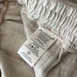 BLANK NYC  Stepping Out Pull On Baggy Linen Wide Leg Neutral Beige Pants M $98 Photo 7