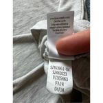 Athleta Heathered Gray Cloudlight Relaxed Asymmetrical Long Sleeve Top Large Photo 5