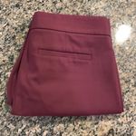Loft Ann Taylor  ZOE Ankle Trouser Pants Maroon Size 6 EUC #7962 Photo 7