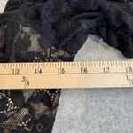 Privy  Milkmaid Dress Womens Medium Black Lace Whimsigoth Witchy Goth Photo 11