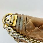 Bebe  Brown Quilted Chain Strap Bag Photo 11