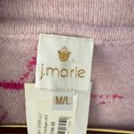 J. Marie Anniston Cardigan Open Front Pink Stars Purple Spring Pastel Womens M/L Size undefined Photo 8