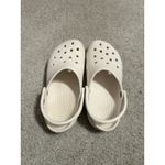 Crocs White Rubber Clogs Men's Size 6 Women's 8 Preowned Stained Photo 1