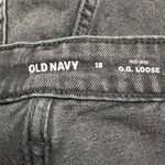 Old Navy NWT  Women's Midrise O.G. Loose Denim Shorts Black Size 18 Summer Photo 3