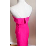 Lovers + Friends NEW Revolve Serena Gown Hot Pink Strapless Dress Small Barbie Photo 5