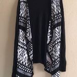 Faded Glory Black and white long sleeve cardigan Photo 0