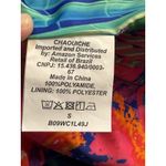 CHAOUICHE Women's Flower Skirt Ruched Hot Pink 3D Flower Mini Party Resort Small Photo 5