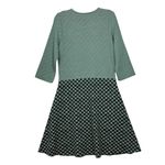 ALDOMARTINS wool floral knitted sweater dress XL Green Photo 5