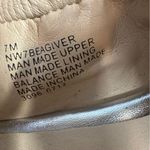 Nine West Silver Beagiver Flat Shoes Size 7 Metallic Casual Slip On Shoe Loafer Photo 6