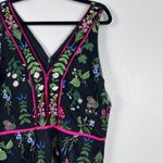 Sam Edelman  Women's Botanical Garden Semi Sheer Midi Dress Sz 14 Photo 2