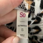 SO  Leopard Print Pajama Set, Small Photo 6