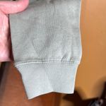 Independent Trading Co Lennon Cropped Peace Love Happiness Hoodie Sage Sz Medium Green Photo 6