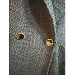 ZARA  Women's Black Tweed Sleeveless Blazer Dress Vest Double Breasted‎ Size M Photo 4