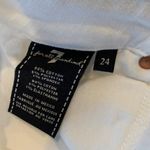 7 For All Mankind Kimmie Crop White Stretch Jeans Women’s Size 24 = Size 0 Photo 3