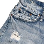 Mother Superior The Tomcat Distressed Straight Leg Jeans In The Confession 26 Blue Photo 6