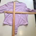 SKIMS  4x Long Sleeve Lavender Purple Bodysuit EUC Photo 5