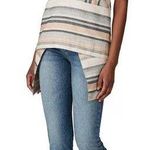 RTR sz2 Rosetta Getty Apron Wrap Halter Top Tan Black Jacquard Stripe Sleeveless White Size 2 Photo 0