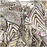 Karen Millen Jumpsuit Size 6 Chevron Print Multicolor Ruffled Sleeveless Viscose Photo 10