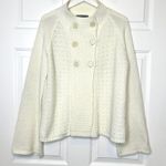 Western Connection Knit Double Breasted Cardigan Sweater XL White Photo 0