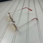 Oval Gradient Sunglasses Pink Yellow Retro Y2K Orange Photo 4