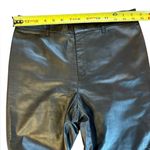 Nine West Black 100 Percent Leather Pants Straight Leg Women’s Size 6 Photo 7
