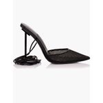 New in Box Jessica Rich Exotic Ankle Wrap Sandals in Black Sz 38 Sz 8 $150 Photo 2