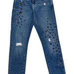 Pilcro  Slim Boyfriend Star Sequin Jeans Photo 0