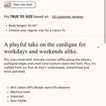 J.Crew  Fine rib crochet-trim cardigan Photo 1