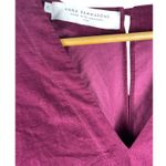 Anna Sammarone Made With Measure 1421 Wine Ballon Sleeve Midi Dress Size Medium Purple Photo 7