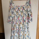 Baltic Born Marta Smocked Midi Dress Size 1XL Summer Floral Flowy Tiered Photo 0