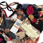 Band of the Free Black Berry Floral Print Surplice Hi Photo 3