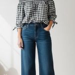 Kate Spade Gingham Off the Shoulder Blouse 100% Cotton S Photo 0