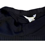 Misook Exclusively L Ribbed Pleated Knit Maxi Skirt Black Drop Waist Stretch Photo 4