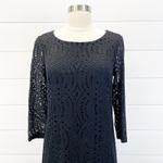 J.Crew Lace Shift Dress Womens Size 2 LBD Gothic Grunge Witchy Sheer Whimsigoth Photo 4