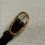 Tory Burch  Large Pierced Buckle Belt Photo 5