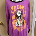 Purple Scream Queen Graphic Tunic Sweatshirt Size XL Photo 0