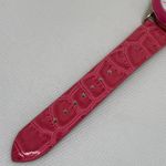 Women’s quartz analog watch two tone 35mm white dial leather band running Photo 4