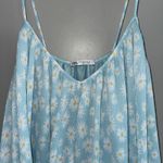 ZARA Spaghetti Strap Mini Dress Daisy Floral Print Babydoll Bohemian Flowy S M Photo 3