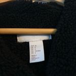 H&M  women’s motor jacket black faux fur suede size 6 eur 38 Photo 1