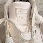 Puma  Basket Heart women's size 9 white patent sneakers oversized laces 363073-02 Photo 6