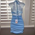 Tiger Mist NWT  Baby Blue Sorella Cutout Cocktail Dress Size XS Photo 2