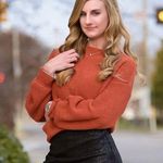 Hollister Cozy Orange Sweater Photo 0