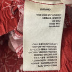 Urban Outfitters  Pants Women XS Red‎ Floral Marguerite Linen Blend Colorful Photo 9