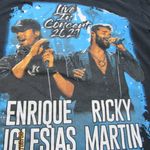 Enrique Iglesias Ricky Martin Live In Concert 2021 Black Short Sleeve T Photo 3