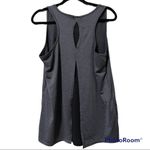 Adrienne Vittadini  Sport large womens active sport tank grey black layered Photo 5