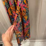 Shade & Shore Cute flowy tropical beach pool coverup swim party pants side slits wide waist Photo 6