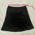 Loft New Black A Line Short Skirt XXS Shiny Photo 0