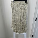 VERO MODA Ruched Asymmetrical Satin Animal Print Skirt Size Small Photo 2